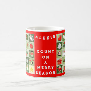 Mug Calendrier de l'Avent miniature de Noël