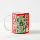 Mug Calendrier de l'Avent miniature de Noël (Gauche)