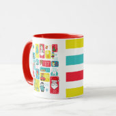 Mug Calendrier de l'Avent Noël personnalisé (Devant gauche)