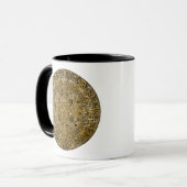 Mug Calendrier de pierre solaire aztèque vieilli (Devant gauche)