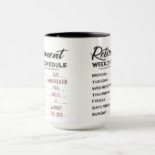 Mug Calendrier de retraite .... (Centre)