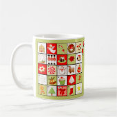 Mug Calendrier des mini-avents de Noël (Gauche)