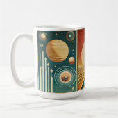 Mug Calendrier espace-temps Art de l'ère spatiale  (Gauche)