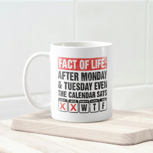 Mug Calendrier Fact of Life dit WTF Humour