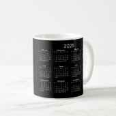 Mug Calendrier Guerrier Spartiate 2025 (Devant droit)