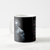 Mug Calendrier Guerrier Spartiate 2025 (Devant gauche)