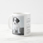 Mug Calendrier personnalisé Photo pour animaux de comp (Devant gauche)