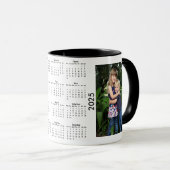 Mug Calendrier Photo personnalisée 2025 (Devant droit)