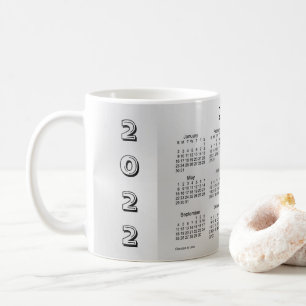 Mug Calendrier Silver Shimmer 2022 par Janz