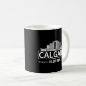 Mug Calgary Alberta Voyage Cityscape À Calgary (Devant droit)