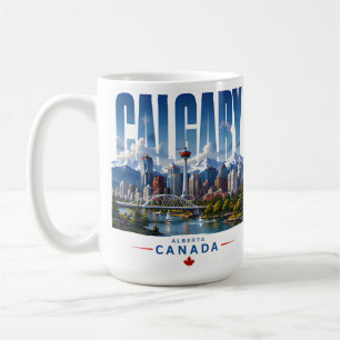 Mug 🏔 Calgary Style Moderne de Ville Montagnarde 🏔