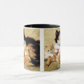 Mug Calico Cat & ses chatons par Henriette Ronner-Knip (Centre)