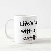 Mug Calico Kitten Whimsical avec attitude (Gauche)