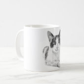 Mug Calicot Rétro Demi-Teinte (Devant gauche)