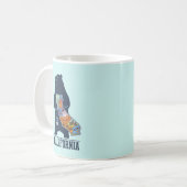 Mug California Bear Golden State Nom personnalisé (Devant gauche)