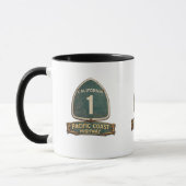 Mug California Highway one Pacific Coast Highway (Gauche)