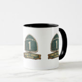 Mug California Highway one Pacific Coast Highway (Devant droit)