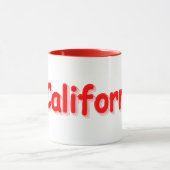 Mug "#California" Joli Design. Commandez dès maintenan (Centre)