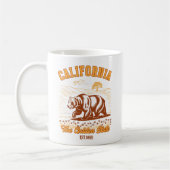 Mug California Nature Lover Gift – Retro Bear Design (Gauche)