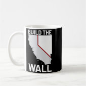 Mug California Nevada Build The Wall Ca Nv  (Gauche)