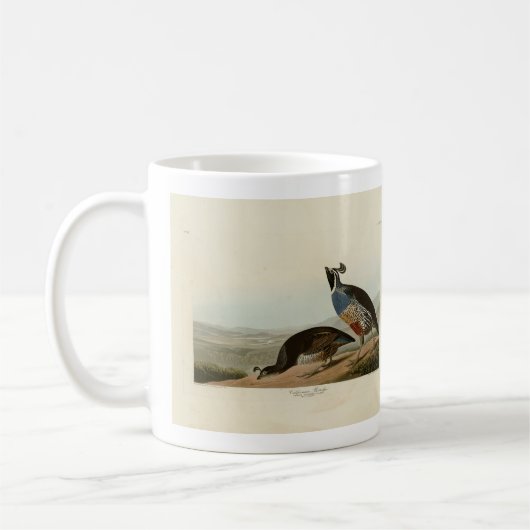 Mug California Partridge - Audubon's Birds of America (Gauche)