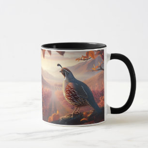 Mug California Quail Birds Wildlife Nature Art