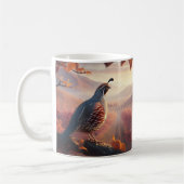 Mug California Quail Birds Wildlife Nature Art (Gauche)