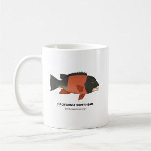 Mug California Sheephead - Animaux marins de Californi
