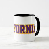 Mug California State Pride Personnalisé café à deux to (Devant droit)