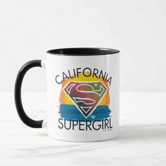 Mug California Supergirl Sunset Graphic (Gauche)