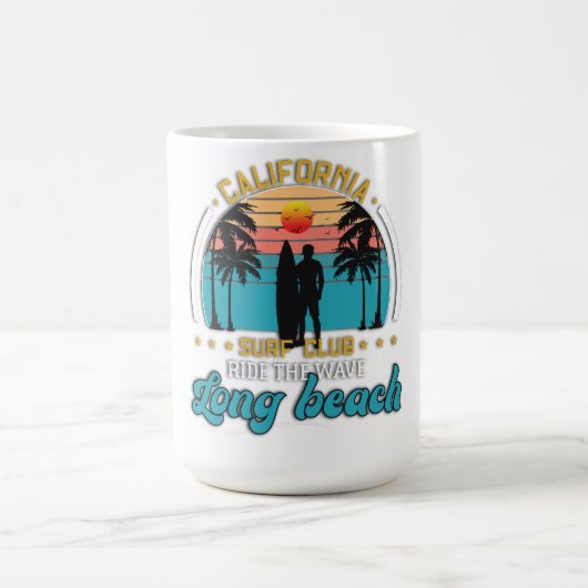 Mug California Surf Club Long Beach Sunset T-Shirt - R (Centre)