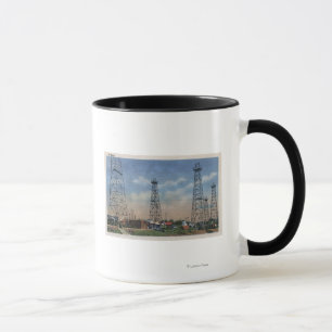 Mug CaliforniaView des puits de pétrole