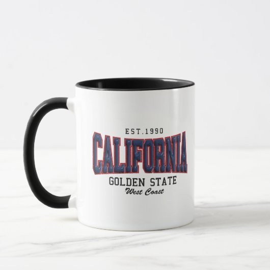 Mug Californie 3D (Gauche)