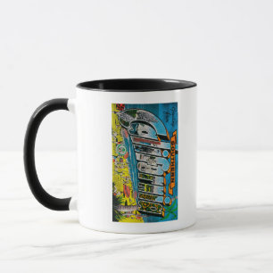 Mug Californie du Sud - Scènes de grandes lettres