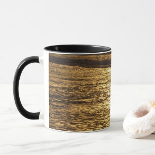 Mug Californie Sunset Waves Ocean Seascape
