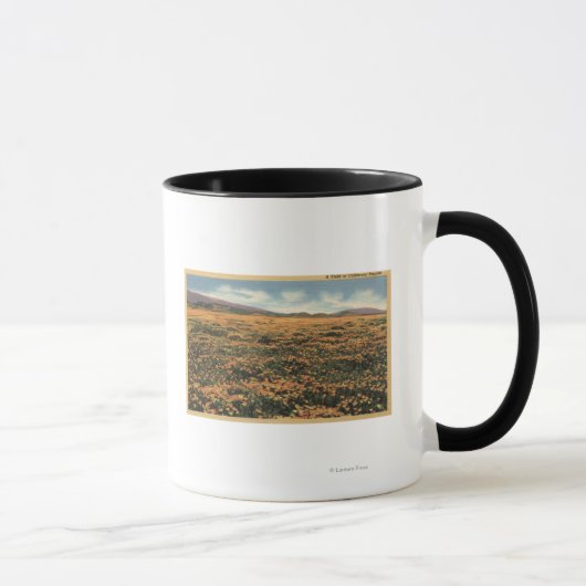 Mug CalifornieUn champ de pavots californiens (Droite)