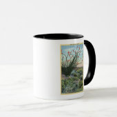 Mug CalifornieVue sur les cactus en fleurs (Devant droit)