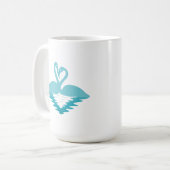 Mug Câlin de flamant rose (Devant gauche)