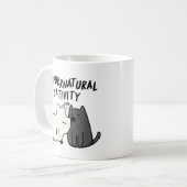 Mug Calinaturellement Créatif Pun de chat drôle (Devant gauche)