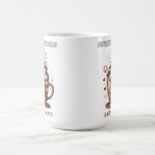 Mug Câlins de Schnauzer & Chocolat Chaud (Centre)
