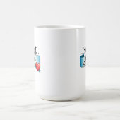 Mug Câlins Ruban de coeur mignon (Centre)