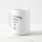 Mug Call Me BÀ Vietnamese Grandmother Nickname (Devant gauche)