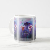 Mug Callas Violet Lilac Et Violet Art (Devant gauche)