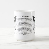 Mug Callaway, l'origine, la signification et la crête (Centre)