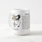 Mug Callaway, l'origine, la signification et la crête (Devant gauche)