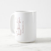 Mug Calligraphie arabe contemporaine Salutation de Ram (Devant gauche)