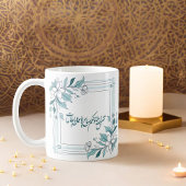 Mug Calligraphie arabe florale moderne islamique