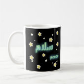 Mug Calligraphie arabe moderne "Salaam" Paix Florale A (Gauche)