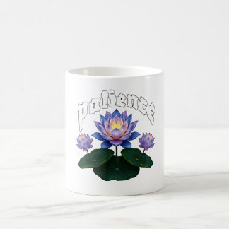Mug Calligraphie arabe Sabr Patience - Fleur de Lotus