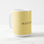 Mug Calligraphie chic simple et élégante Jasmin (Devant gauche)